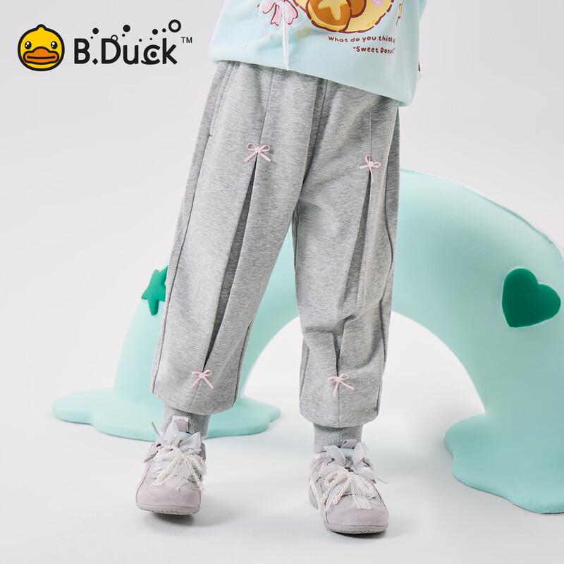 B.Duck Girls' Bowknot Casual Long Pants