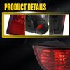 Rear Bumper Light Reflector Left+Right Fog Lamp Fit Toyota Land Cruiser Prado