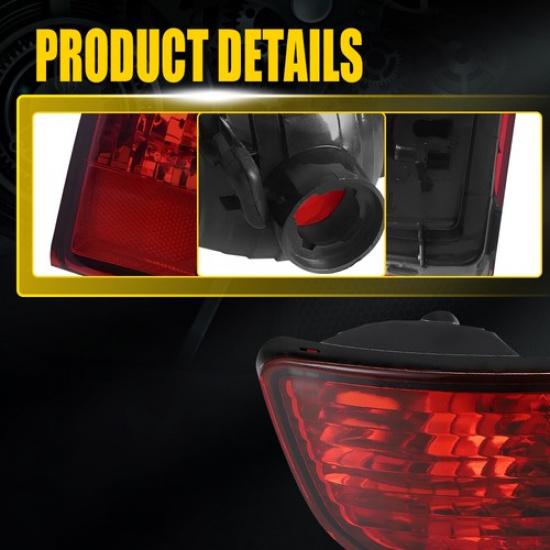 Rear Bumper Light Reflector Left+Right Fog Lamp Fit Toyota Land Cruiser Prado