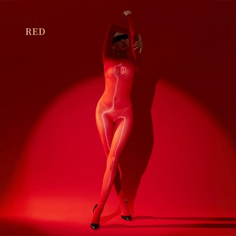 

Женские чулки «все включено» 8D Масло Блестящие Глянцевые Бесшовные Высокоэластичный Комбинезон Чулки на все тело Пятипалые Бодистокинги sleeves