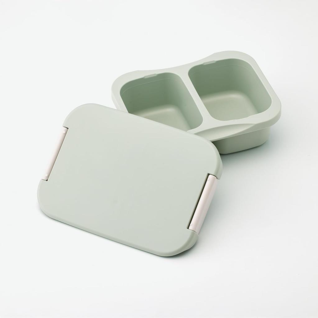 Skater Lunch Separate Dishwasher Microwave Made in Sepia Box, Antibacterial, Type, 1-Tier, 500ml, Safe, Safe, Japan, Green, PTLBS5AG-A