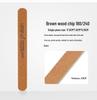 50 Ultra-Thin Nail Wood Sticks: Fine Grit 180/240 Polishing Files for Natural Nail Shaping
