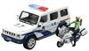 XCARTOYS Scale BAIC BJ180 China Public Security Police Complete Model 1/64 (Beijing Automotive) People's Motorcycle/Guard Set, T8-06