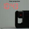 Quiet Operate LCD Clock With Auto Adjusting Brightness And Temperature Date Display Multifunctional