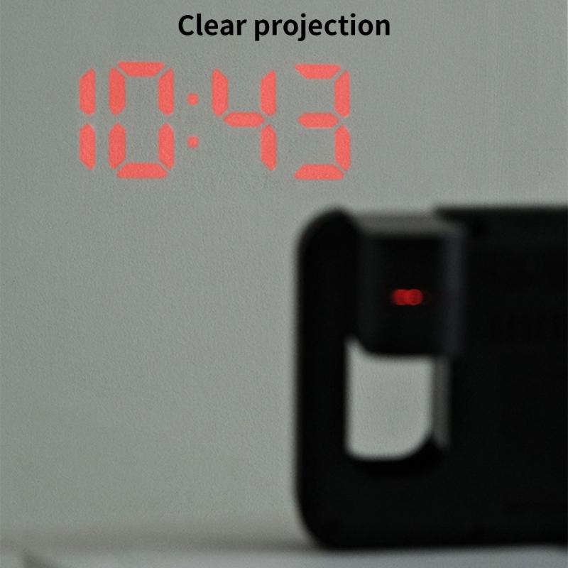 Quiet Operate LCD Clock With Auto Adjusting Brightness And Temperature Date Display Multifunctional