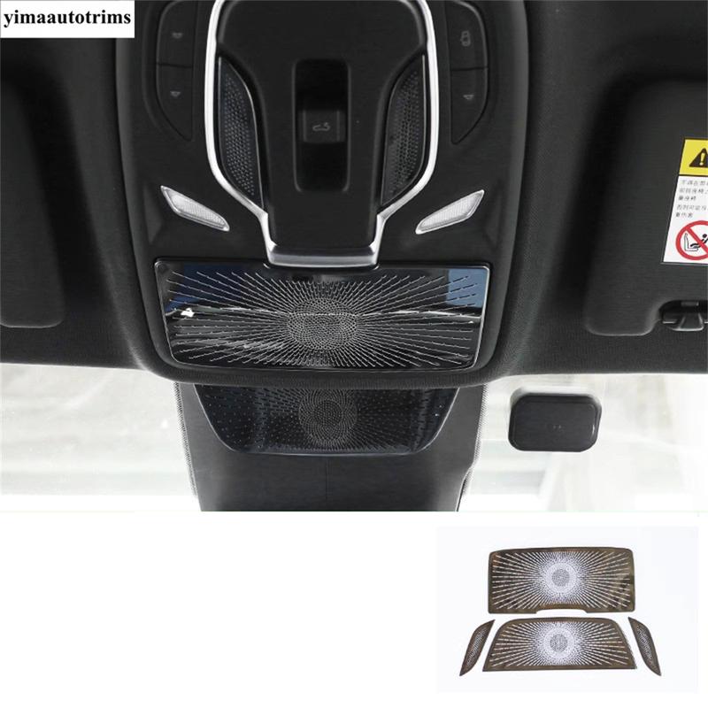 Roof Reading Lights Lamps Frame Panel Decoration Cover Trim Stainless Steel Accessories Interior Fit For MG 7 MG7 2024 2025