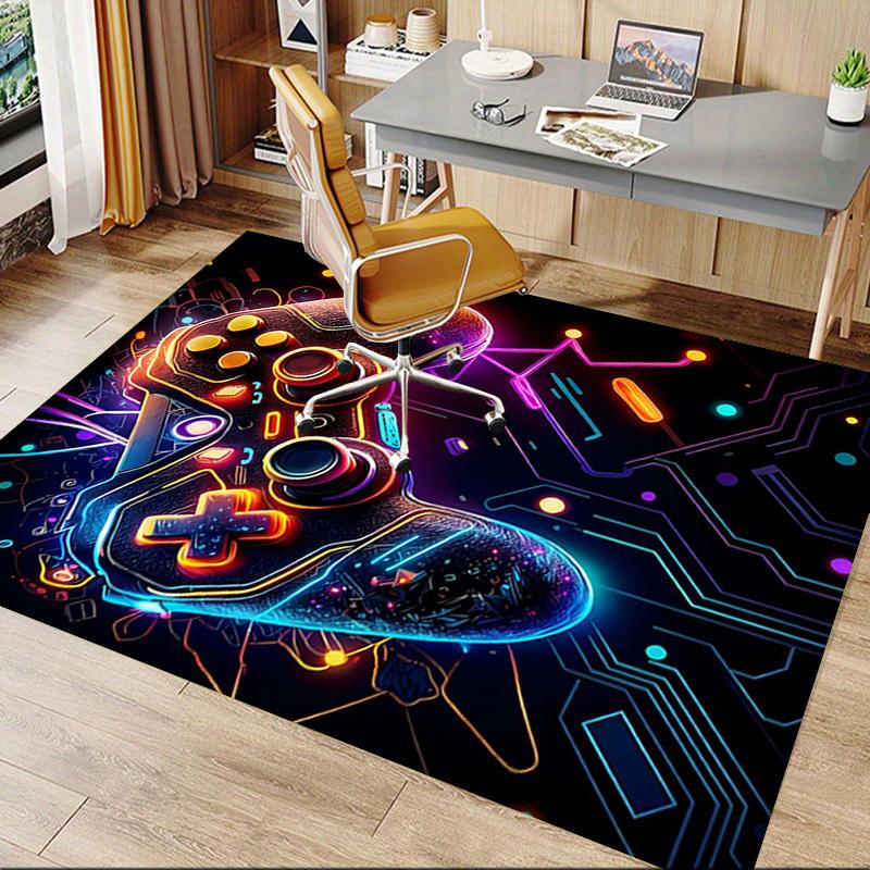 1PC Gamepad Technology Extra Large Non-Slip Floor Carpet, Office, Family, Bedroom, Studio - Large Area RugJ0348