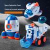 Space Exploration Rocket Rover with Astronaut & Spaceship Toy for Kids