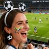 Fringe Skirt Soccer Fan Costume Supplies Set Cheerleading Gear Set  Game Day Match Party