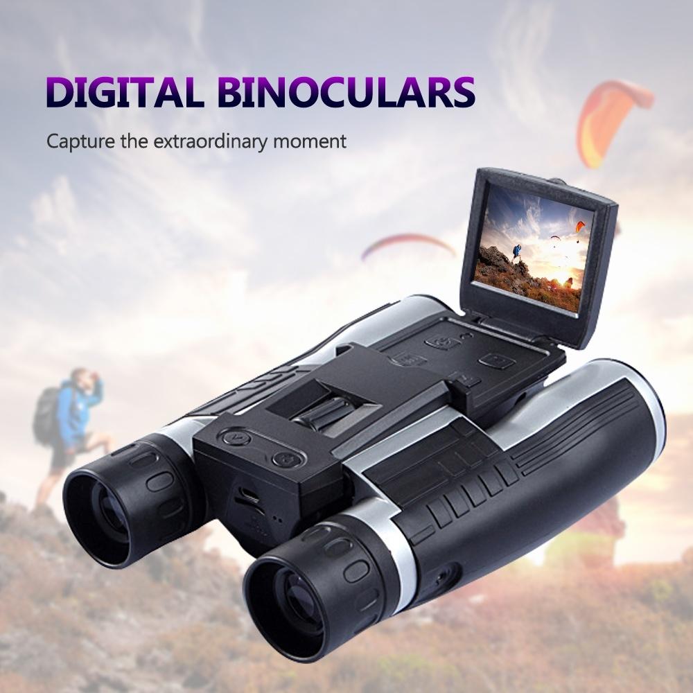Digital Camera Binoculars 8x Zoom 2.5k 40mp With 2.0 "lcd Screen Video Recording Telescope For Outdoor Camping