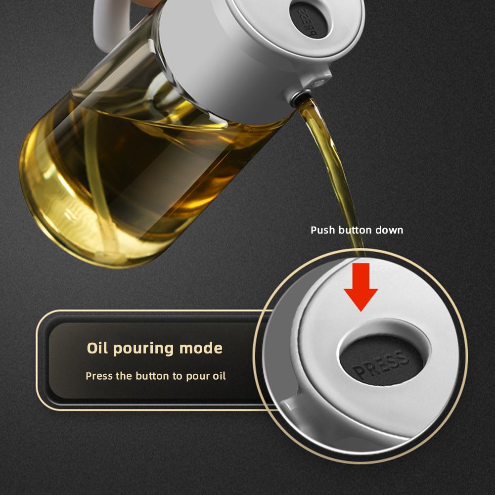 500ml Kitchen Spray Oil Dispenser Oil Sprayer Polisher Or Oil Brush For Air Fryer Salad Grilling Roasting Cooking For Kitchen