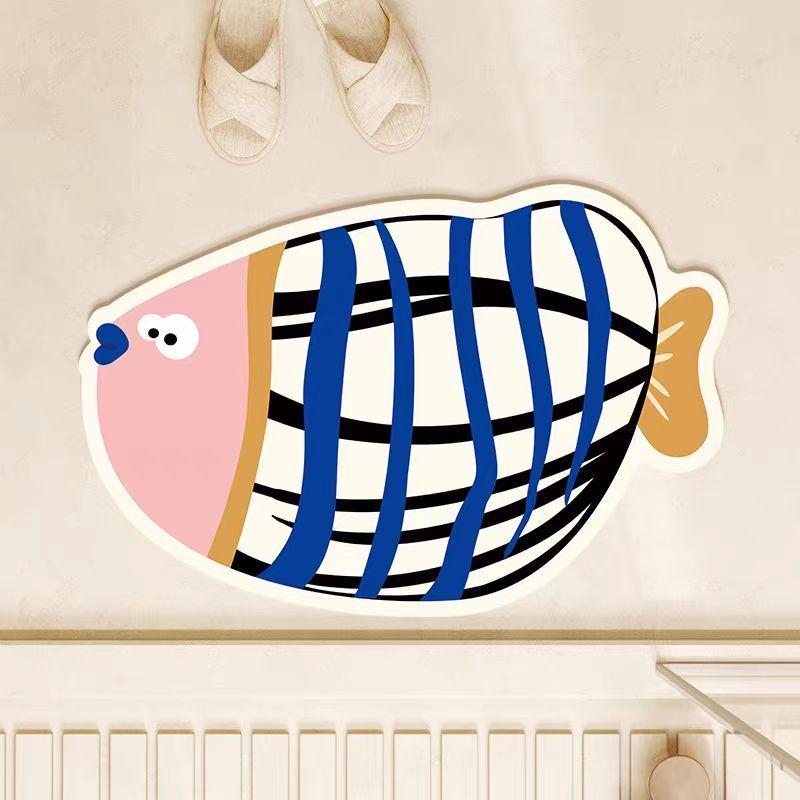 

Коврик из диатомовой грязи в форме милого животного, специальной формы, для ванной комнаты, нескользящий, впитывающий, коврик для ног, кухонный, для спальни, домашний, износостойкий коврик для пола 40X60cm 15.7X23.6in