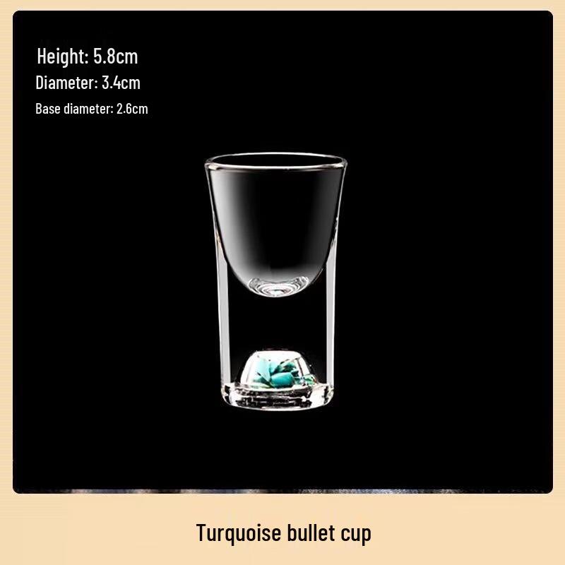 

Gold Foil Glass Baijiu Cups and Decanter