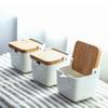 European Creative Ceramic Flip Seasoning Jar Cruet Salt Storage Tank Simple Spice Jar Kitchen Supplies Pepper Box Condiment Pot