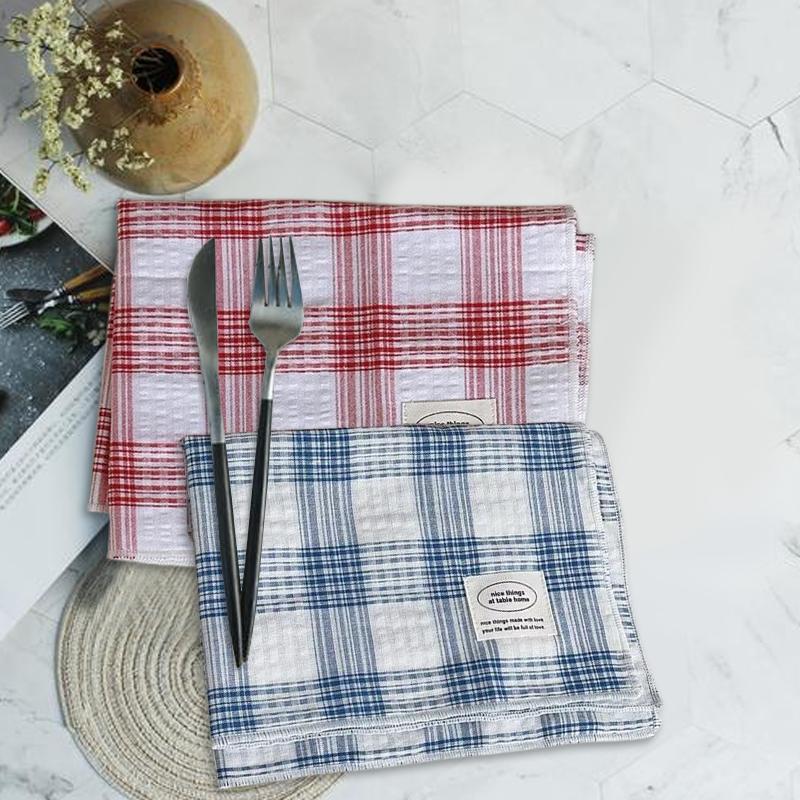 30*40cm Rectangular Design Photography Props Tablecloth Washable Stripe Ornament Cotton Slip-resistant 2 Colors