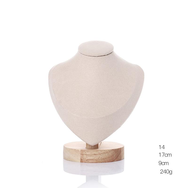 Velvet Jewelry Necklace Rings Pendants Model Bust Show Exhibitor Display Mannequin Stand Organizer Earrings For Woman