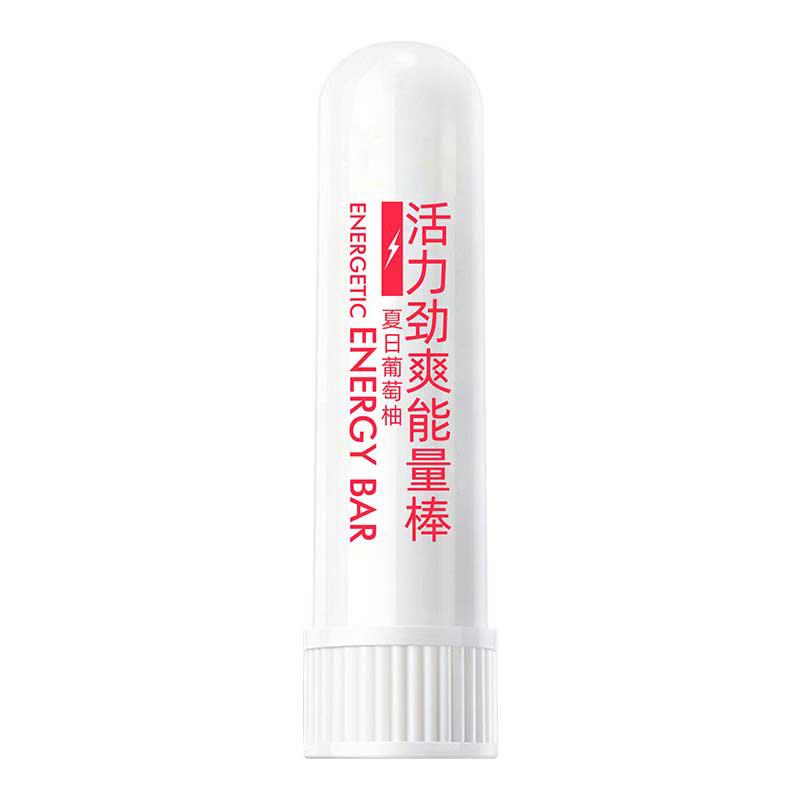 5Pcs Mints/Grapefruit Energy Stick Nasal Aspiration Mint Nose Breathing Stick Aromatherapy Nasal Inhaler Energy Vapors Stick