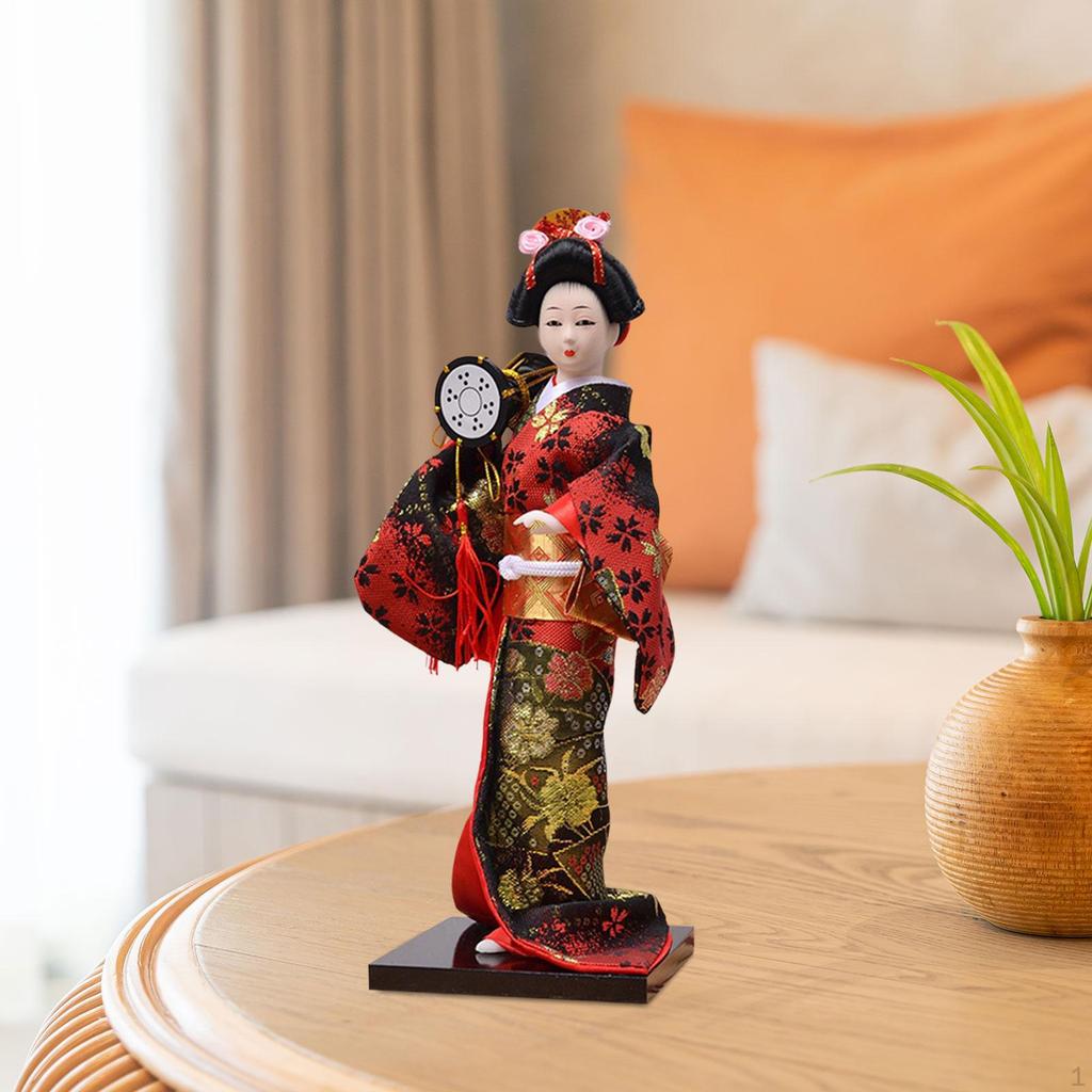 Authentic Japanese Geisha Dolls: Exquisite Asian Figurines for Home Decor