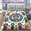 Mario anime character Soft and Comfortable Duvet Cover, Children's Bedding Set Gift, Extra Large Size, Various Sizes Available