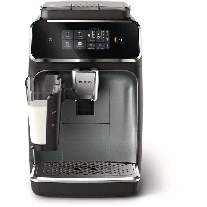 Grinding Espresso Machine - PHILIPS - EP2339/40 - Series 2300 - LatteGo - 4 Recipes - Quiet Grinding - Panther Black