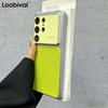 Fashion Large Window PU Leather Phone Case for For Samsung Galaxy S26 Ultra S26Plus Glass Camera Protective Film Shockproof Cover