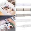 New Transparent Drawer Dividers Telescoping Adjustable Drawers Separators DIY Multifunctional Wardrobe Segmentation Cabinet