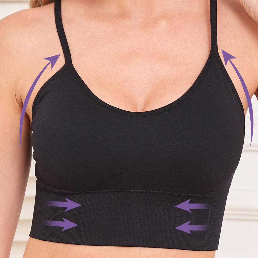 Breathable Tube Top Fitness Top Women Seamless Yoga Bra Shockproof Crop Top Push up Sport Bra Gym Workout Top Beauty Back Bra