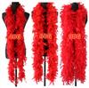 DIY Pink Turkey Feather Boa 2 Meter 40g 60g 90g Fluffy Chandelle Feathers for Carnival Party Dress Clothes Costume Scarf Shawl