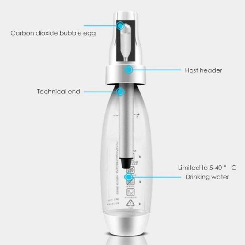 Taşınabilir Soda Makinesi Sodaplus Ev Tipi 1L Karbonatlı Su Makineleri CO2 Tüpü ile Soda Akımı Yapıcı Makine