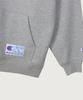 C Logo Oversized Jog Tag Hoodie Oxford Grey