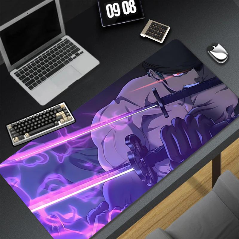 Mousepad Pattern Game Pad HD Rubber Mouse Pad PC Accessories Desk Mat Non Slip Office Table Mat Oone Ppiece Zoro Keyboard Pad