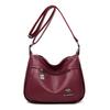 Bolsos Mensajero de Cuero de Canguro Femeninos Bolsos de Mano de Cuero de Lujo Femeninos Bolsos para Mujer Bolso de Hombro de Diseñador para Señoras