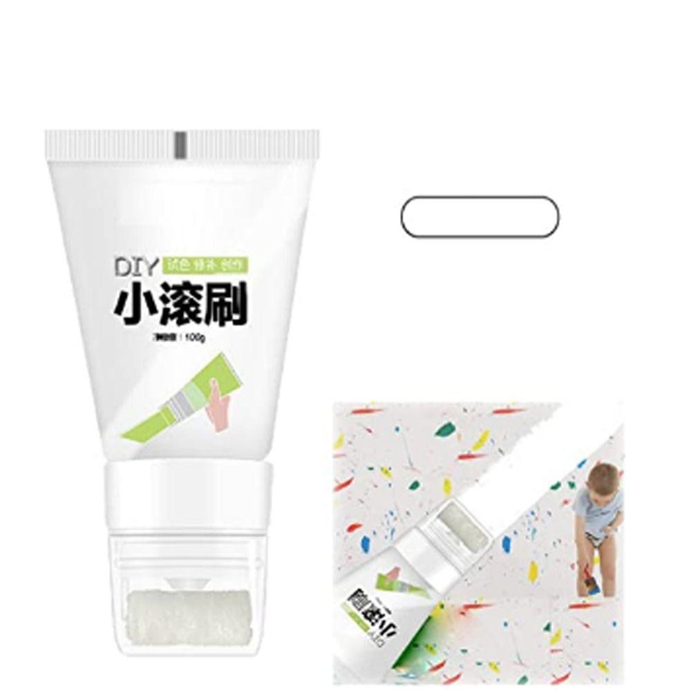 Household Supplies Small Rolling Brush Wall Latex Paint Wall Repair Cream Rolling Brush Brush for Wall Repair Paste Roller