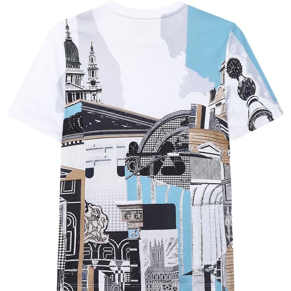 New FILA T Shirt Men's All Over Print F11M338111FZA