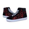 Neue Herren High-Top-Sneaker für Jungen Graffiti-Schuhe für junge Männer zum Schnüren Lässige atmungsaktive Schuhe für Herren ty78