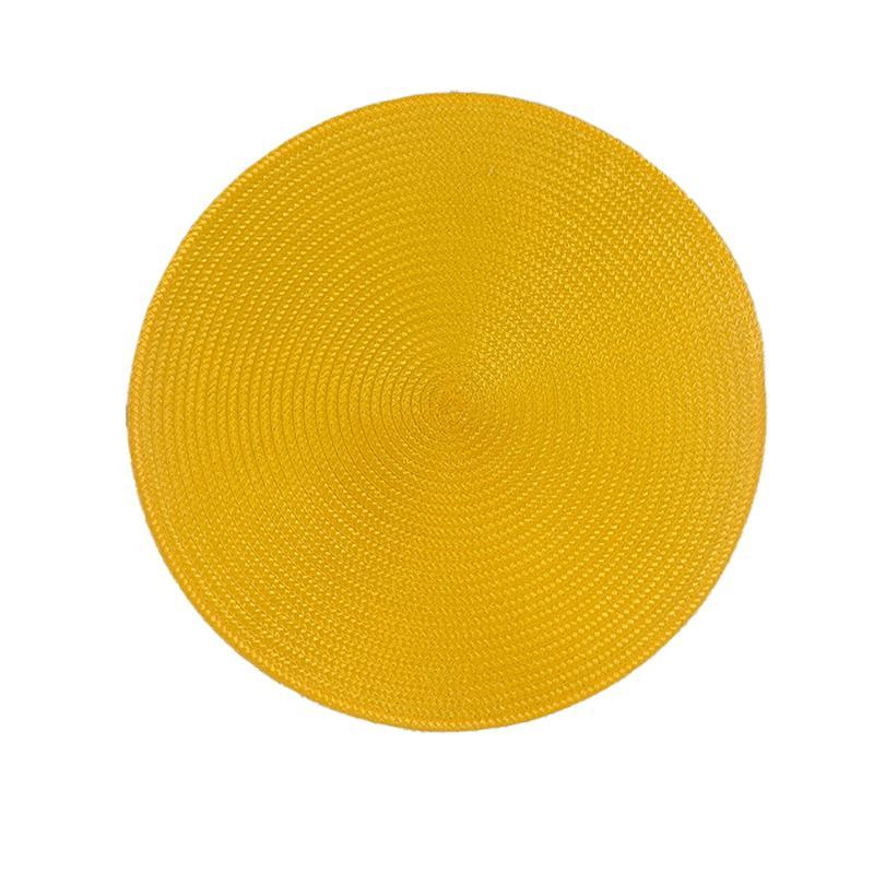 Round Woven Placemats Heat Resistant Non Slip For Kitchen Table Holiday Home Use