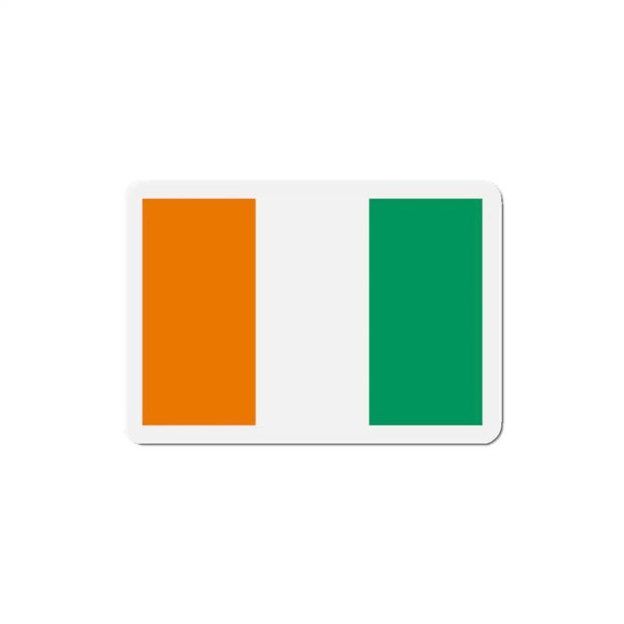 Aimant Drapeau Côte d'Ivoire - Multicolore - 10 cm - 50 pièces - Résine synthétique - Mixte