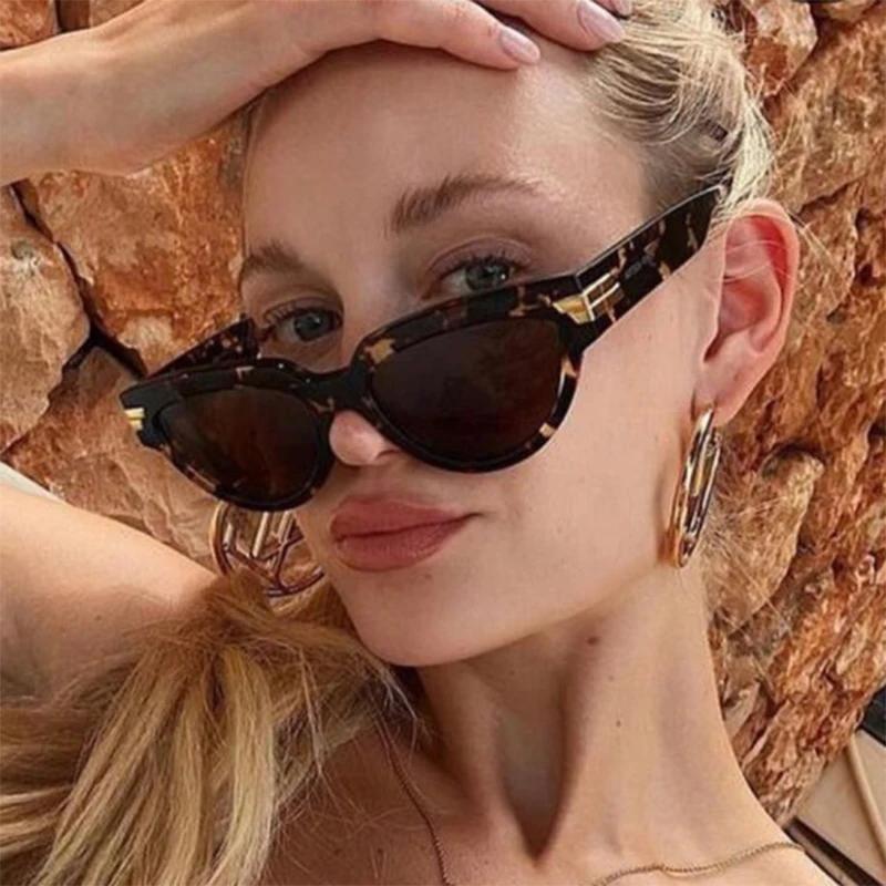 New Small Rectangle Sunglasses Women Luxury Brand Classic Cat Eye Lady Sexy Fashion Sun Glasses Shades For Women UV400 Eyewear