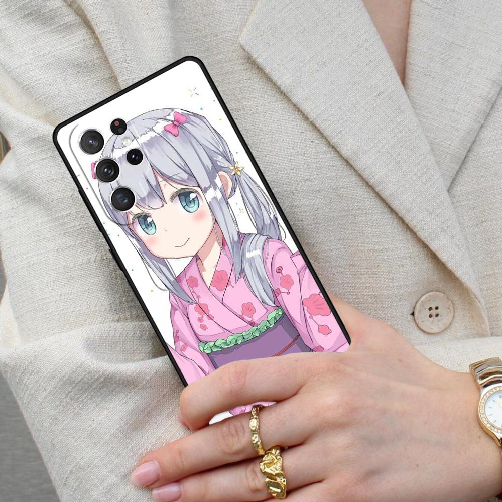 Cute Girl Izumi Sagiri Cell Phone Case for Samsung Galaxy S26 Ultra S25 S24 S23 S22 S21 S20 Note10 Cover