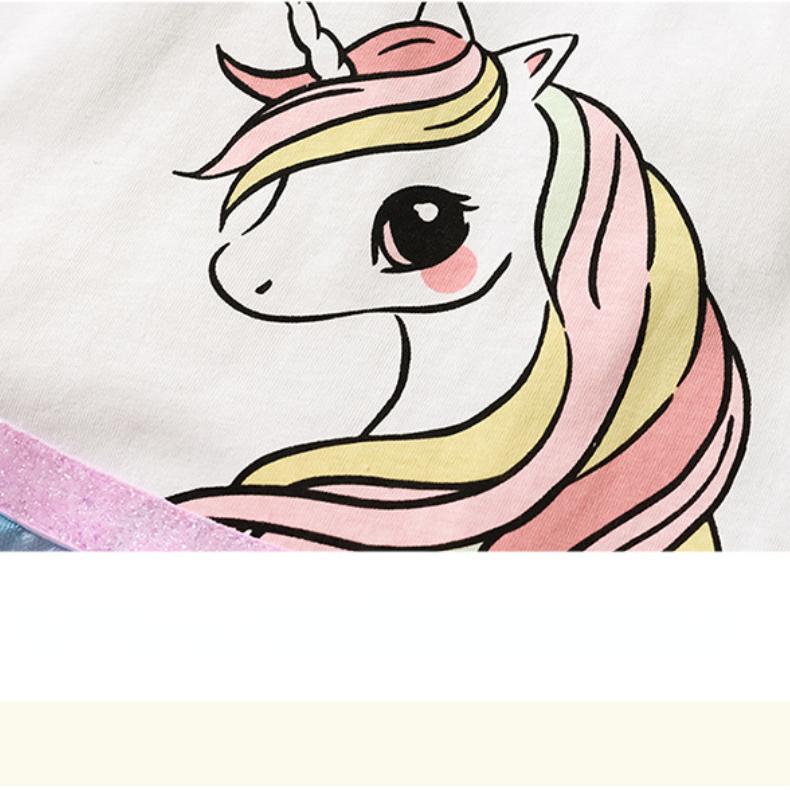 Fusta Fete Rochie Printesa Vara Unicorn Bumbac Tulle Rochie Fete