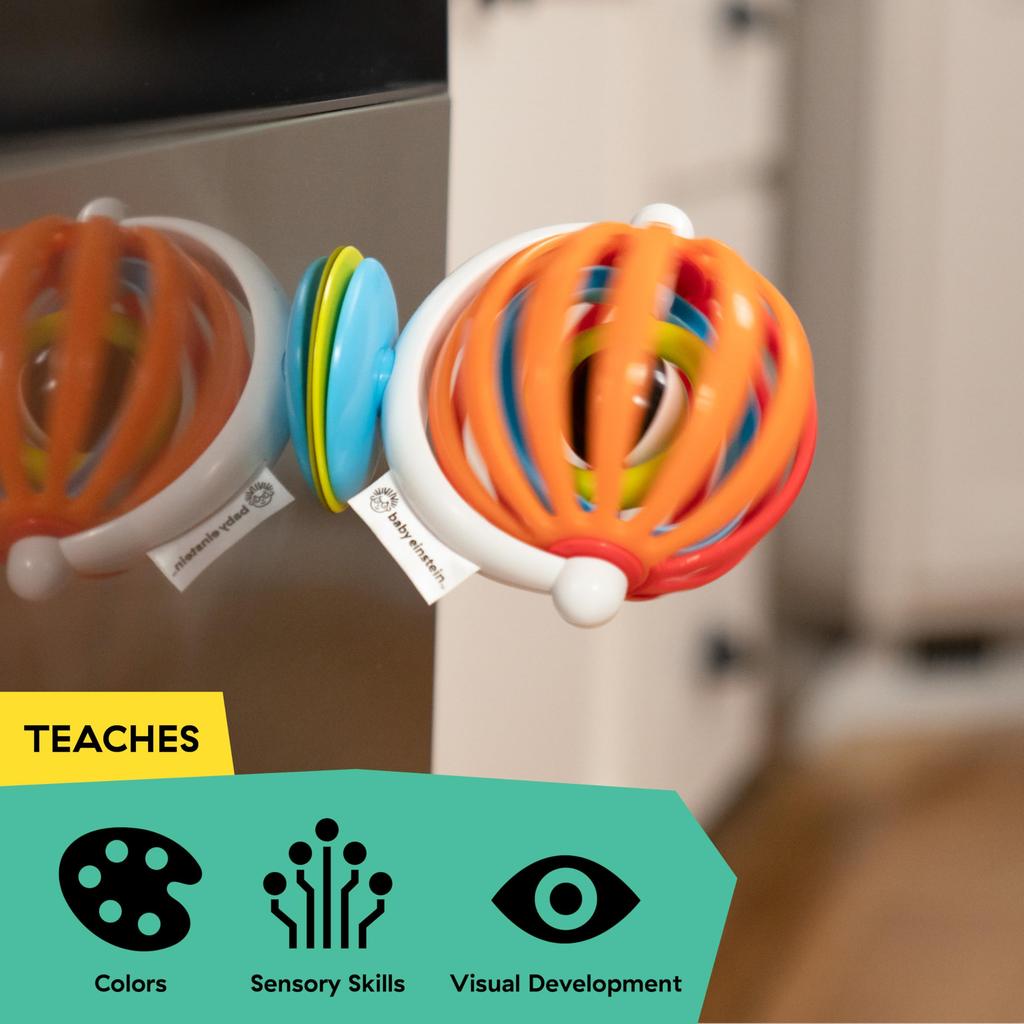 Baby Einstein Sticky Spinner [Ages 3+] Spinning Toy with Suction Cup, Fingertip Development, 11522