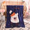 Factory direct sales wholesale foreign trade double-layer cartoon flannel children's blanket gifts flannel blanket afternoon leisure blanket