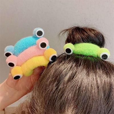 1Pc/2Pcs Korean Hair Accessories Cute Elastic Head Rope Seamless Thick Rubber Band Hair Tie