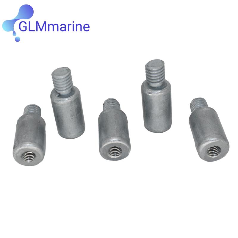 5 Pcs Zinc Saltwater Anode For Volvo Penta 2001 2002 2003 275 280 290 AD AQ AQAD BB D4 D5 D6 D7 D8 D9 D11 D12 DP 3838499 18-6001