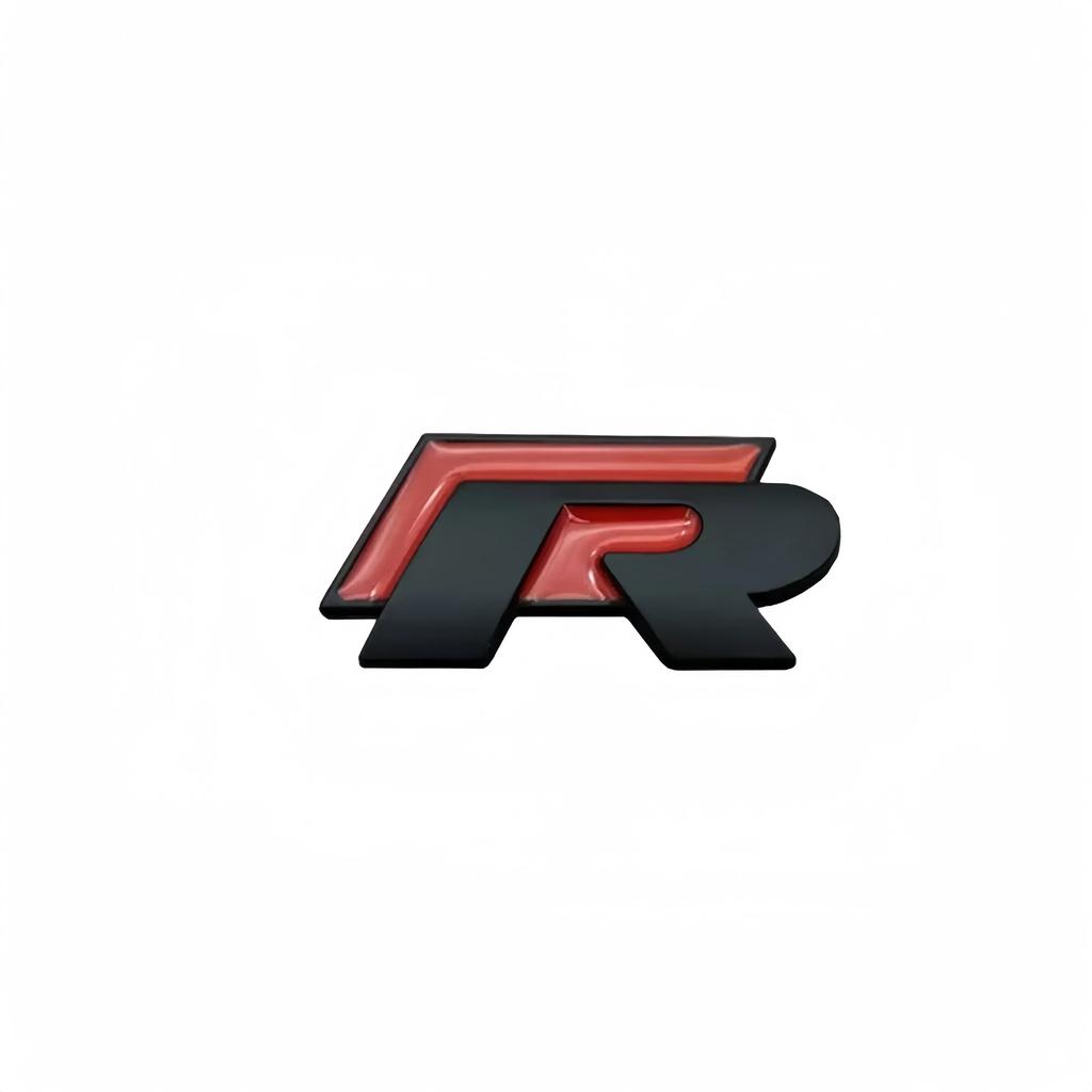 For VW 2025 Hot 1Pcs Metal Car Side Body Trunk Rline R Emblem Sticker For Volkswagen VW Golf 4 5 6 7 Bora MK7 Beetle Touran Tigu