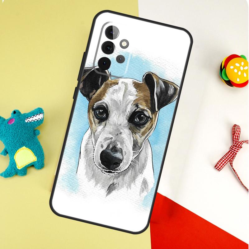 Jack Russell Terrier Dog For Samsung Galaxy A55 A35 A15 A54 A34 A14 A53 A33 A13 A05 A06 A16 A22 A32 A52 Phone Case
