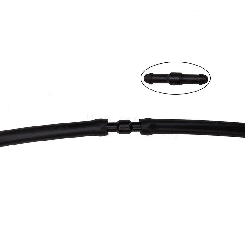 36/18Pcs Universal Joiner Pipe Connector T Piece Straight Tee 3 Way Y Piece Air Fuel Water Petrol Wiper Washer Nozzle Hose Tube