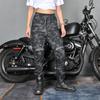 Motorcycle Riding Pants Casual Locomotive Kevlar Drop-proof Camouflage Jeans Threaded Trousers Bundle Legs Ladies Rider