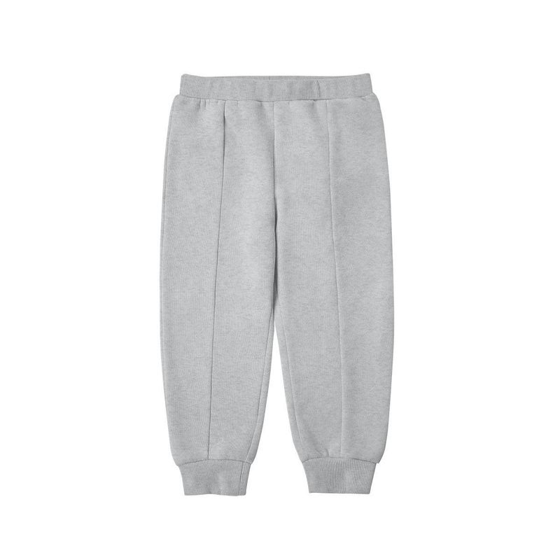 Children s Fleece-Lined Pants, Boys  and Girls  Thickened Sweatpants, Autumn and Winter Baby Fleece Pants, Casual Jogger Pants 03 Flower Ash 100