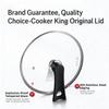 Cooker King Pot Cover 24/26/28/30/32cm Household Frying Pan Tempered Glass Cover Kitchen Wok Pan Universal Splash-Proof